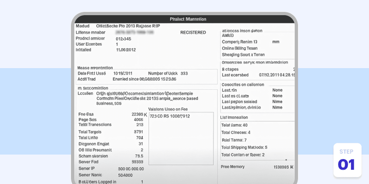 Find Your QB Product and License Number