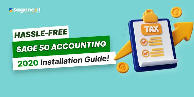 How to install the Sage 50 Accounting 2020 application