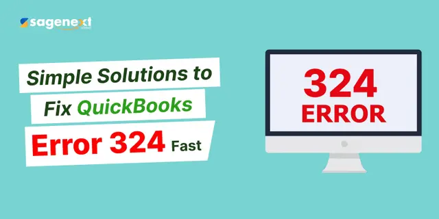 How can I resolve QuickBooks error 324?