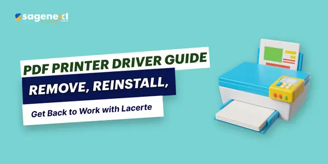 How to remove and reinstall PDF printer drivers for Lacerte and DMS