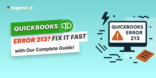 How to Fix QuickBooks Error 213? A Complete Guide