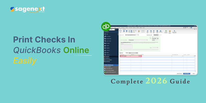 How to Print Checks in QuickBooks Online: A Complete 2026 Guide
