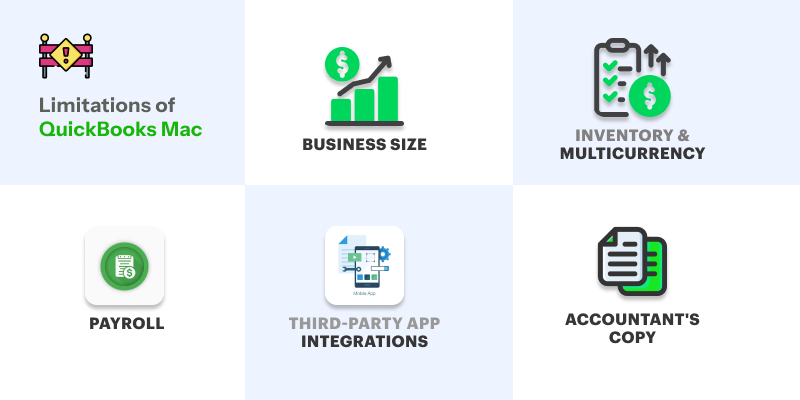 Limitations of QuickBooks Mac. What are the Differences between QuickBooks and Mac and Windows Software?