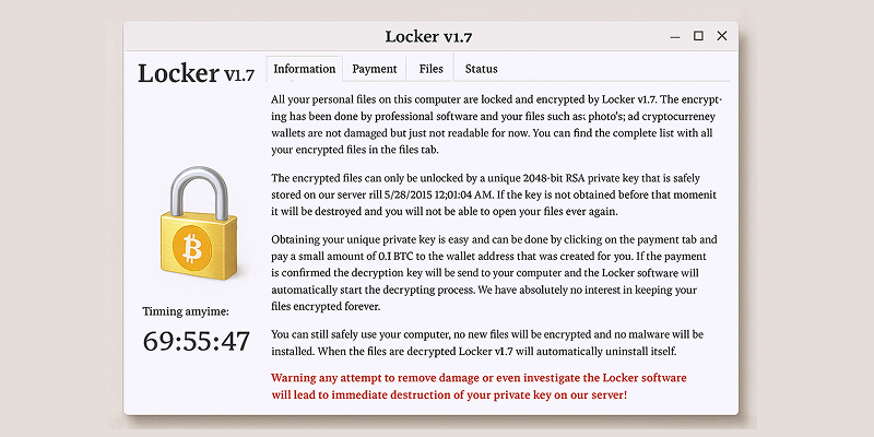 Locker ransomware
