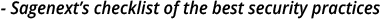 sagenexts-checklist-of-the-best-security-practices